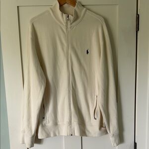 Men's Polo Ralph Lauren White / Cream Sweater - Size XL